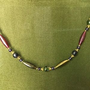 Multi-color bead Necklace